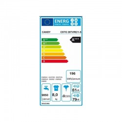 CANDY CSTG 28TVRE/1-S Πλυντήριο ρούχων άνω φόρτωσης